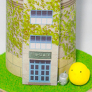 六供配水塔のペン立て